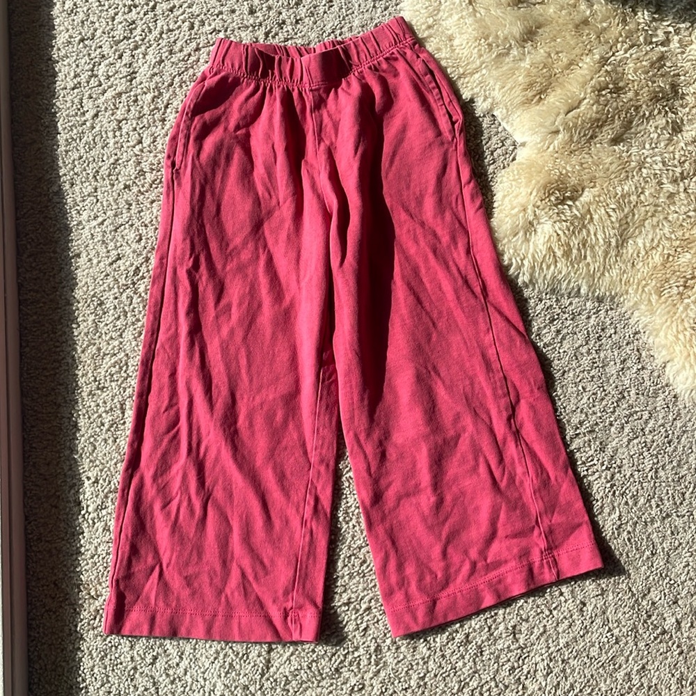 Zara girls Palazzo wide leg sweatpants size 7